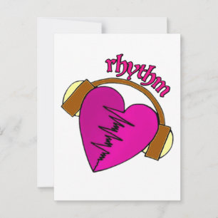 Postal música y latidos