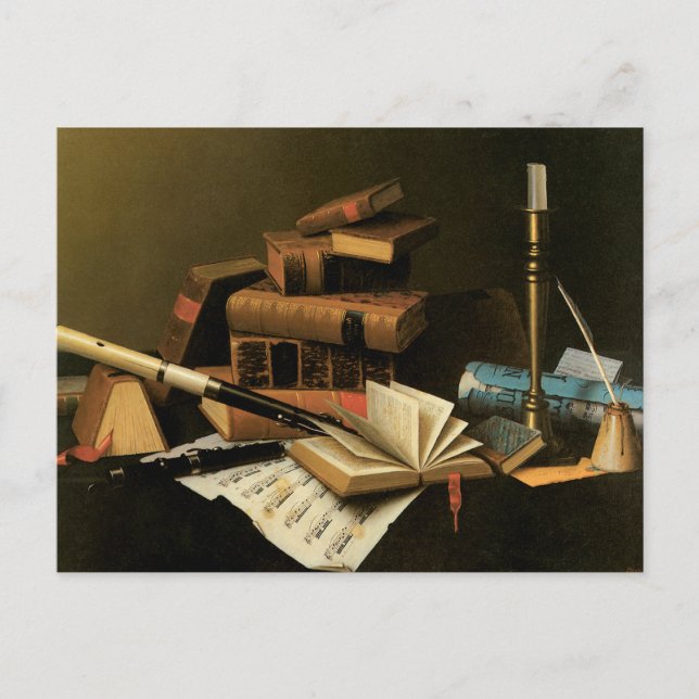 Postal Música y literatura (Anverso)