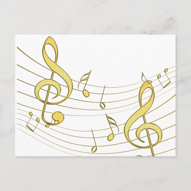 Postal Músical (Anverso)