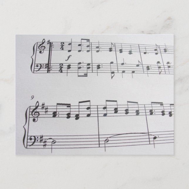 Postal musical 32 (Anverso)