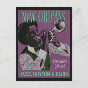 Postal musical de Nueva Orleans
