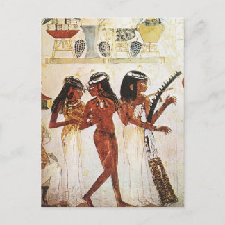 Postal Músicas de Egipto