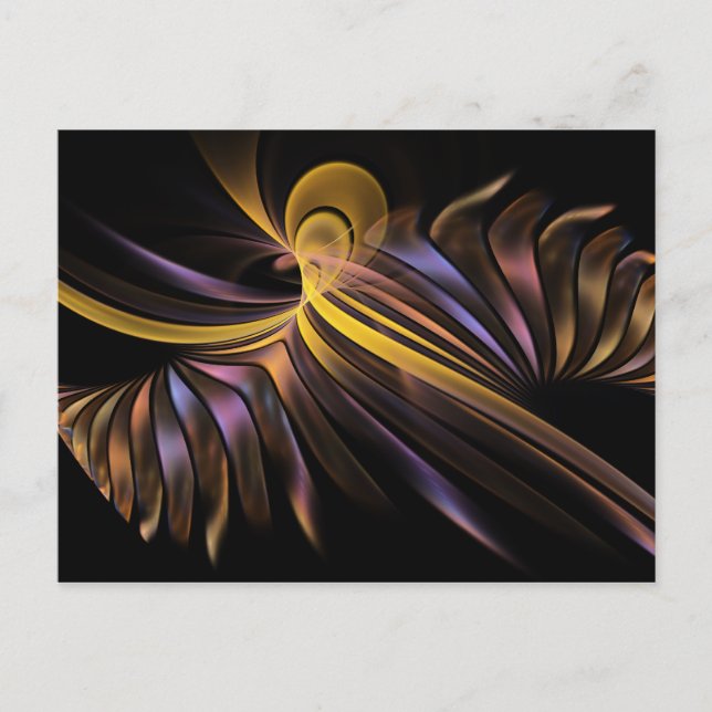 Postal Músico Fractal (Anverso)