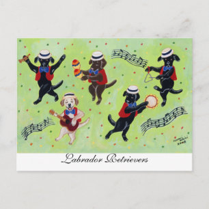 Postal Músicos de Mambo Labrador