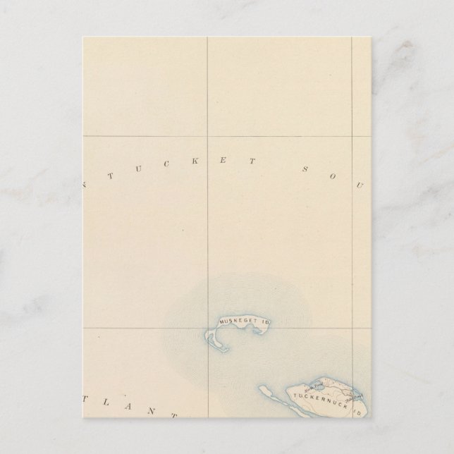 Postal Muskeget, Massachusetts (Anverso)