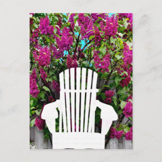 Postal Muskoka / Adirondack Chairs & Lilac