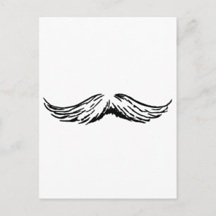 Postal Mustache Los Regalos Del MUSEO Zazzle