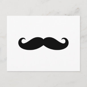 Postal Mustache Mustache, diseño de bigote