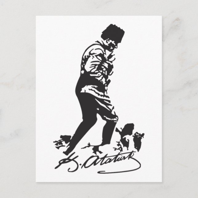 Postal Mustafa Kemal Ataturk (Anverso)