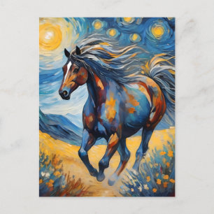 Postal Mustang Horse