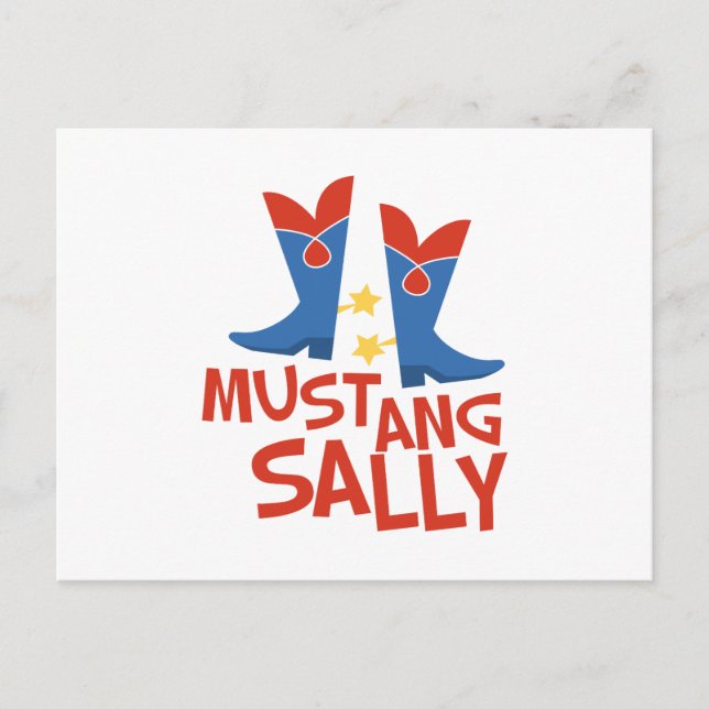 Postal Mustang Sally (Anverso)