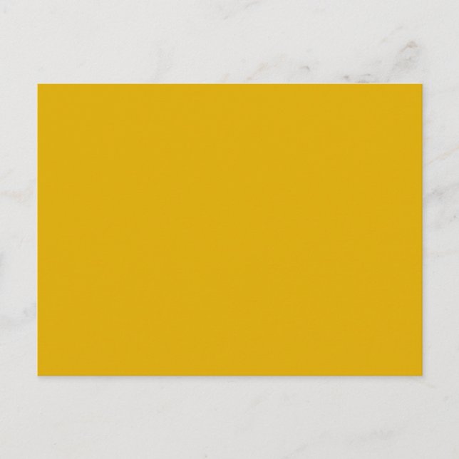 Postal Mustard Yellow Solid Color (Anverso)