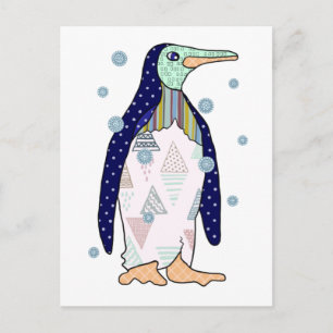 Postal Musterpinguin