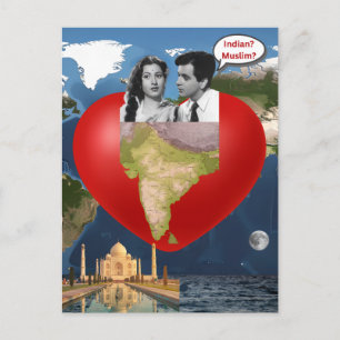 Postal Musulmán indio