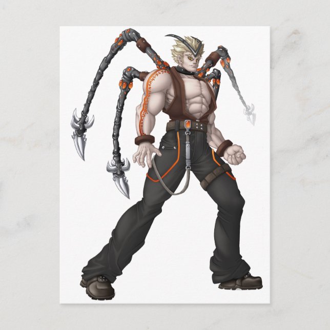 Postal Mutant Anime Hero (Anverso)