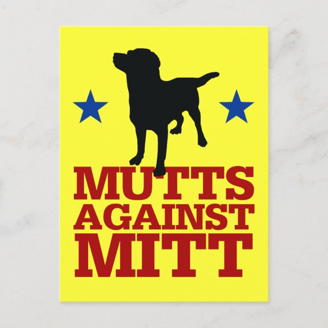 Postal Mutts contra Mitt (Anverso)