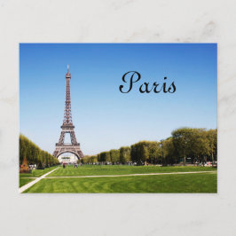 Postal Muy bien estar en París