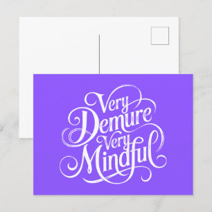 Postal Muy deprimente Muy consciente