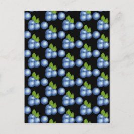 Postal Muy dulces Blueberries de verano