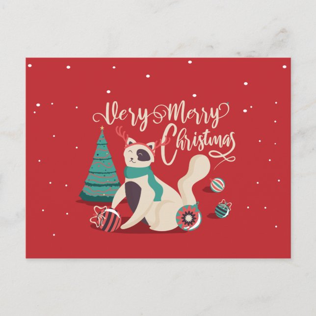 Postal Muy Feliz Navidad (Anverso)