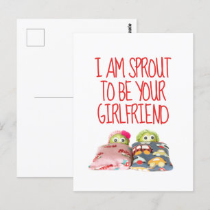 Postal Muy gracioso soy El día de San Valentín de brotes 