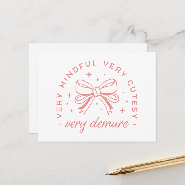 Postal Muy recato muy atento muy a la cortesía (Anverso/Reverso In Situ)