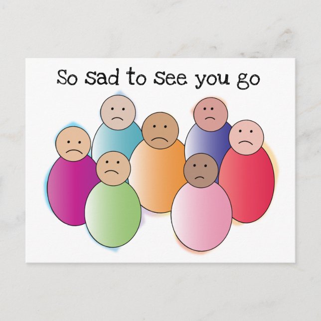 Postal Muy triste (Anverso)