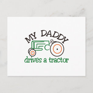 Postal My Daddys Tractor