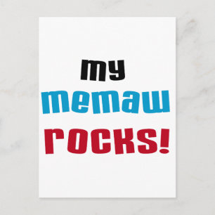 Postal My Memaw Rocks camisetas y regalos