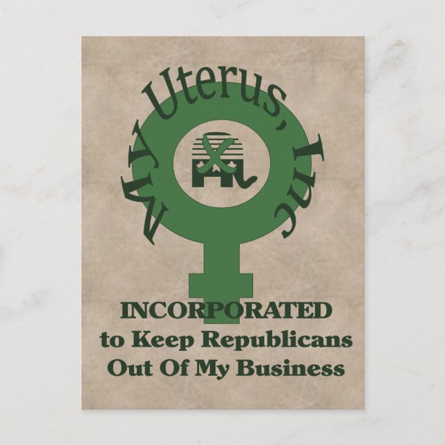 Postal My Uterus, Inc (Anverso)