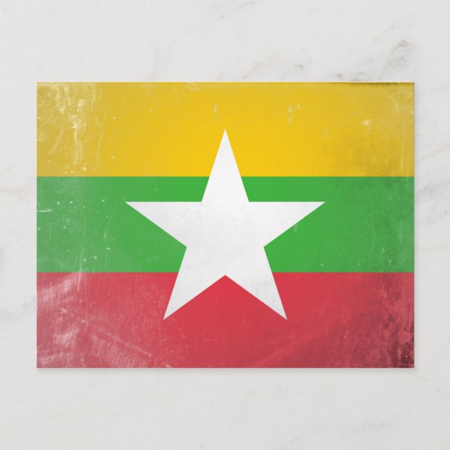 Postal Myanmar (Anverso)