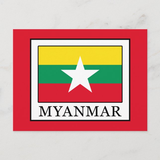 Postal Myanmar (Anverso)