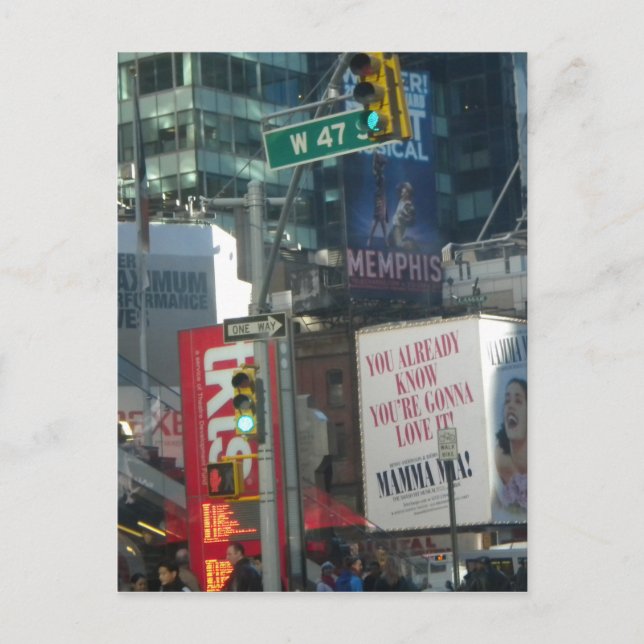 Postal ¡MYC Mamma Mia! (Anverso)