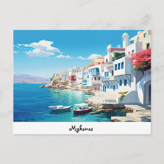 Postal Mykonos (Anverso)