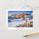 Postal Mykonos con Little Venice, Grecia (Anverso/Reverso In Situ)