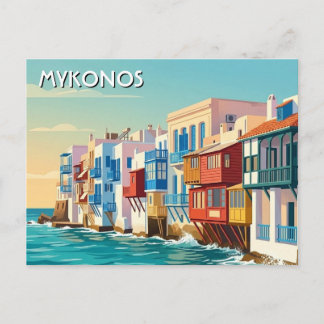 Postal Mykonos Greece Greek Islands