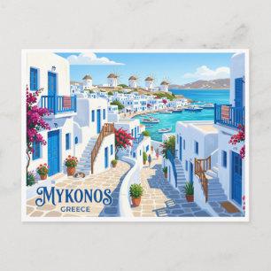 Postal Mykonos Town Grecia