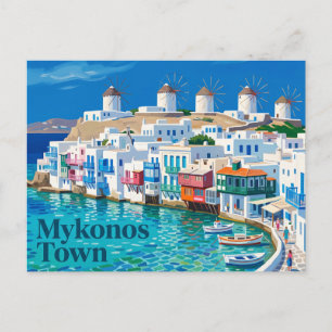 Postal Mykonos Town Grecia