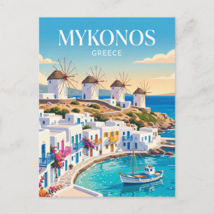 Postal Mykonos Town Grecia