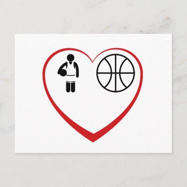 Postal MyLove: Baloncesto (Anverso)
