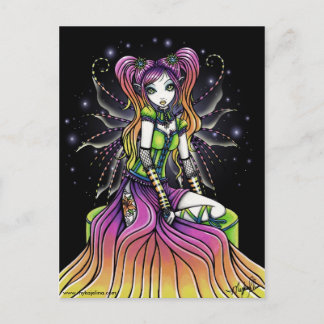Postal Myra Celestial Rainbow Fairy Art