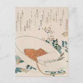 Postal Myriad Grasses Shell de Hokusai