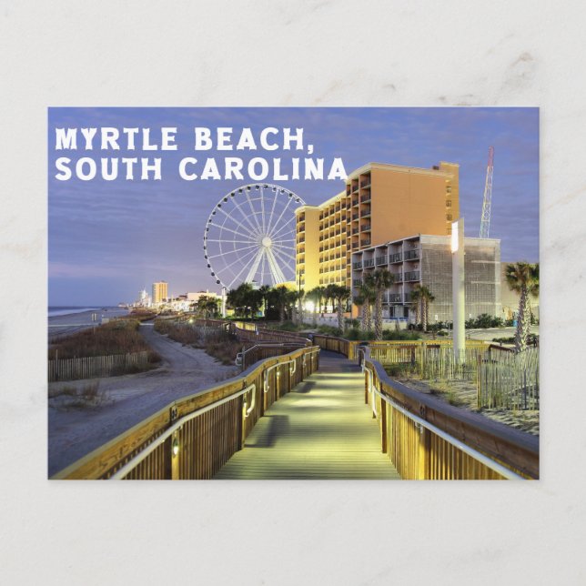 Postal myrtle beach, carolina del sur Postcard (Anverso)