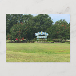 Postal Myrtle Beach, cartel de bienvenida, Carolina del S