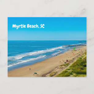Postal Myrtle Beach, Olas del Océano de Carolina del Sur