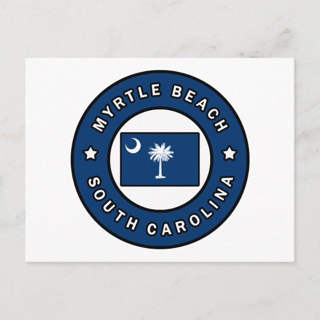 Postal Myrtle Beach South Carolina (Anverso)