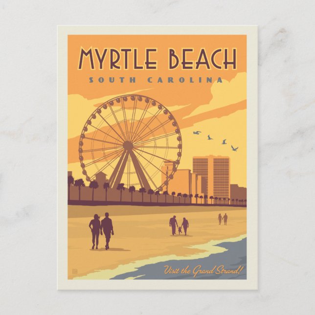 Postal Myrtle Beach, South Carolina (Anverso)