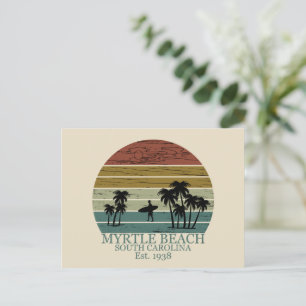 Postal Myrtle Beach Vintage Carolina del Sur