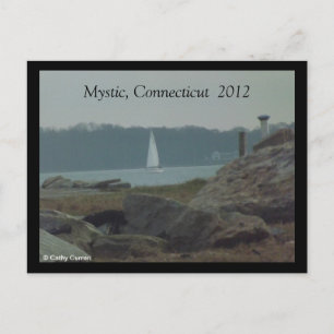 Postal Mystic, Connecticut después de Sandy Postcard