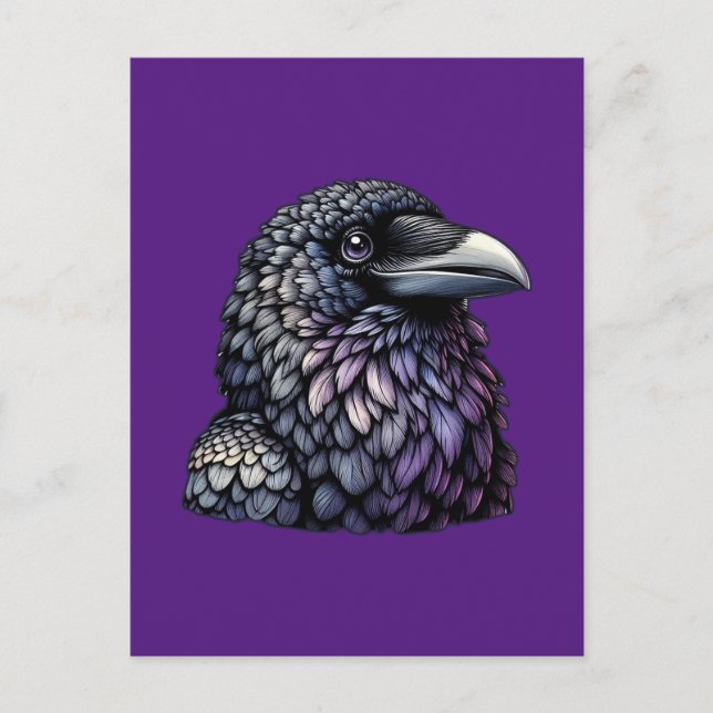 Postal Mystic Raven Art (Anverso)
